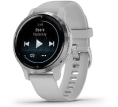 Garmin Venu 2S pametna ura, srebrna (Silver/Mist Gray)