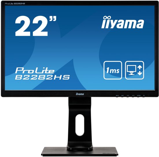 iiyama Prolite monitor, 54.6 cm, TN, FHD (B2282HS-B5)