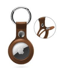 EPICO obesek za ključe AirTag Leather case with logo, rjav (9910131700001)