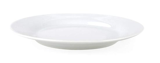 set plitvih porcelanskih krožnikov BASIC, 26,5 cm, 6 kosov, beli