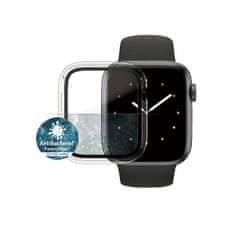 PanzerGlass Full Body Protection Antibacterial zaščitno steklo za Apple Watch 4/5/6/SE (44mm), kaljeno, prozorno