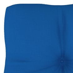 Vidaxl Blazina za kavč iz palet kraljevsko modra 60x40x12 cm