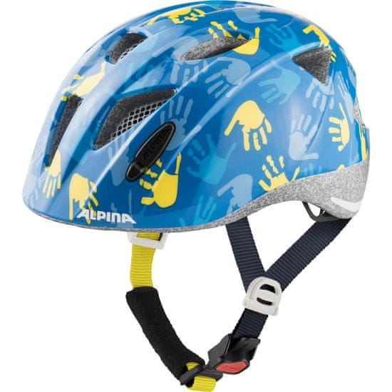 Alpina Sports Ximo Blue Hands otroška kolesarka čelada