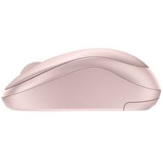 Logitech M220 Silent brezžična miška, roza