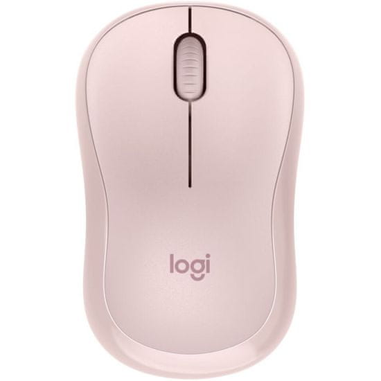 Logitech M220 Silent brezžična miška, roza