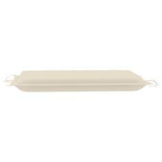 Vidaxl Blazina za ležalnik krem 186x58x4 cm oxford tkanina