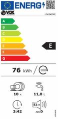 VOX electronics LC 4745 IX E pomivalni stroj