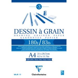  Clairefontaine blok Graf, A4, 30l, 180g