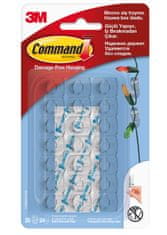 3M Command Clear mini kljukice, 20 kosov, 5 kg (17026)