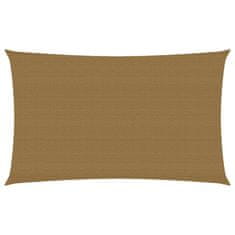 Vidaxl Senčno jadro 160 g/m2 taupe 2x4,5 m HDPE