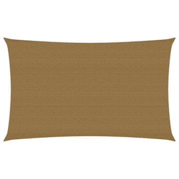 shumee Senčno jadro 160 g/m² taupe 3x6 m HDPE