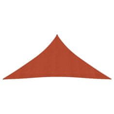 Vidaxl Senčno jadro 160 g/m2 terakota 4,5x4,5x4,5 m HDPE