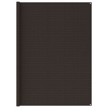 Vidaxl Preproga za šotor 250x400 cm rjava