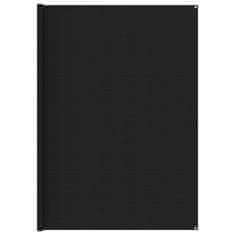 Vidaxl Preproga za šotor 300x600 cm črna