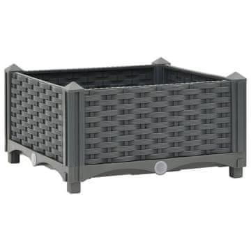 Vidaxl Visoka greda 40x40x23 cm polipropilen