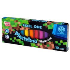 Astra Šolski plastelin 12 barv MINECRAFT Pixel One, 303221005