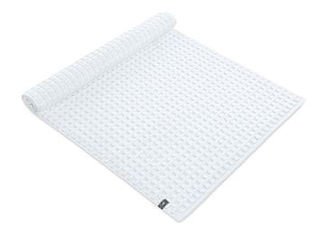 Möve Kopalniška podloga PIQUÉE 60x130 cm bela