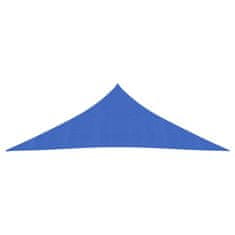 Vidaxl Senčno jadro 160 g/m² modro 2,5x2,5x3,5 m HDPE