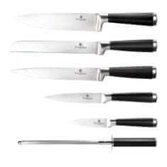 Berlingerhaus Royal Black Collection komplet nožev s stojalom, 7 kosov