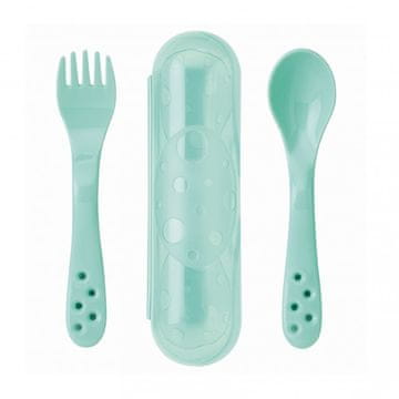 Saro Baby potovalni jedilni pribor s kovčkom