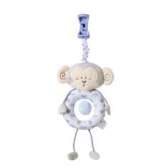Saro Baby viseča igrača s sponko Jungle Party Monkey