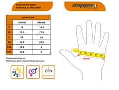 Cappa Racing Usnjene motoristične rokavice CONNECT, kratke, črne 2XL