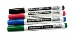 2x3 Office markerji za bele table, 4 barve