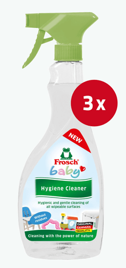 Frosch Baby Hygiene čistilo, 500 ml, 3 kosi