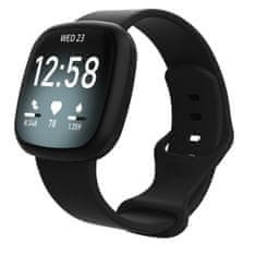 BStrap Silicone (Large) pašček za Fitbit Versa 3, black