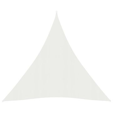 Vidaxl Senčno jadro 160 g/m² belo 4x5x5 m HDPE