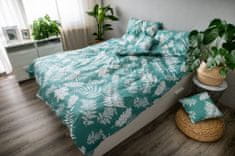 Jahu posteljnina Palma, zelena