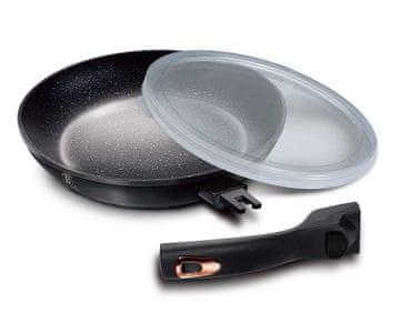 Berlingerhaus Granitna ponev 24cm black rose bh-1951