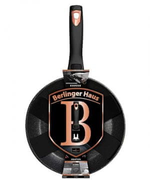Berlingerhaus Granitna ponev 28cm black rose bh-1952