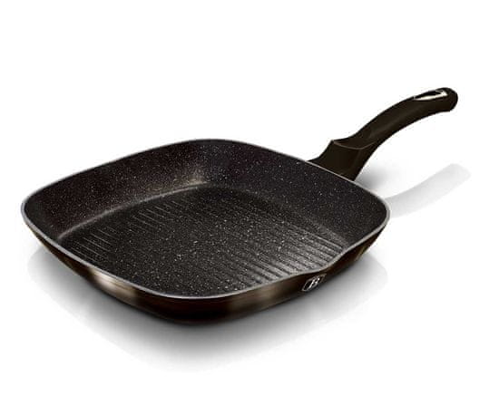 Berlingerhaus Ponev za žar 28cm bh-6611 sijajna črna