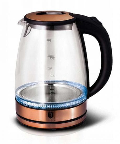 Berlingerhaus električni grelnik 1,7 l bh-9118 rose gold