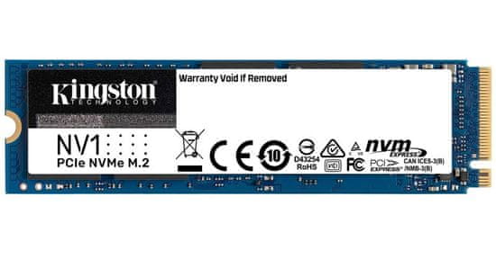 Kingston NV1 SSD disk, 1 TB, M.2 PCIe NVMe (SNVS/1000G)