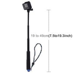 Puluz PU150 selfie stick za športne kamere, črna