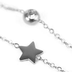 Vuch Elegantna jeklena ogrlica Infinity Silver