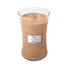 Woodwick Dišeča vaza za sveče Gold en Milk 609 g