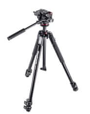 Manfrotto 190X3 Aluminijasto 3-sekcijsko stojalo z XPRO Fluid video glavo (MK190X3-2W)