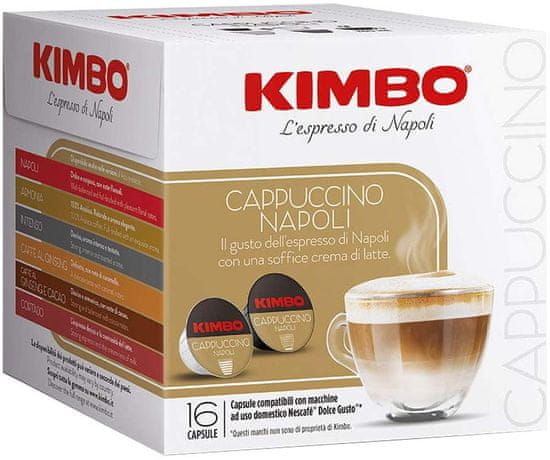 Kimbo Cappuccino kavne kapsule, za aparate Dolce Gusto, 16 kapsul