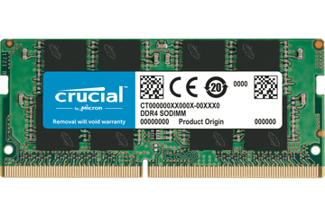 Crucial pomnilnik (RAM), 32 GB, DDR4, 3200 MHz, CL22, SODIMM (CT32G4SFD832A)
