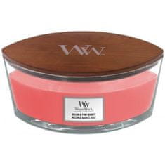 Woodwick Ladja dišečih sveč Melon & Pink Quartz 453 g