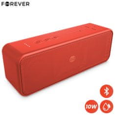 Forever BLIX 10 Bluetooth zvočnik, BS-850, 10W, TWS, IPX7, rdeč