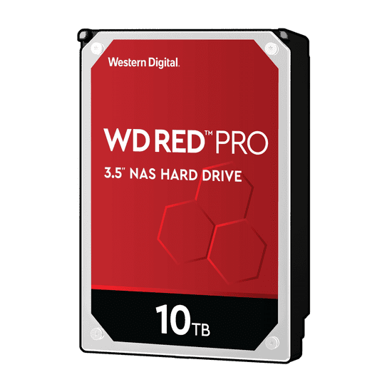 Western Digital Red Pro trdi disk 10 TB, SATA3, 7200 rpm, 256 MB (WD102KFBX)