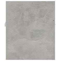 Greatstore Omarica za umivalnik betonsko siva 41x38,5x46 cm iverna plošča