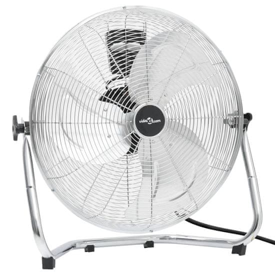 Vidaxl Talni ventilator 3 hitrosti 55 cm 100 W krom