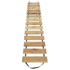 Vidaxl Vrtna potka 50x300 cm impregnirana borovina