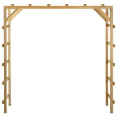 Vidaxl Zunanji ribstol 170x60x170 cm trdna borovina