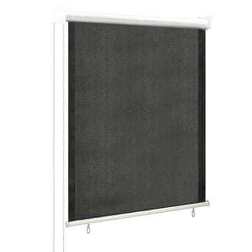 Vidaxl Zunanje rolo senčilo 80x140 cm antracitne barve